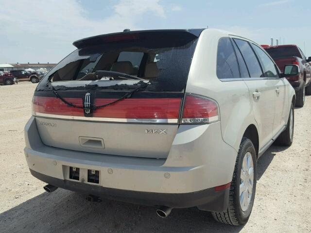 2LMDU68C67BJ03438 - 2007 LINCOLN MKX TAN photo 4