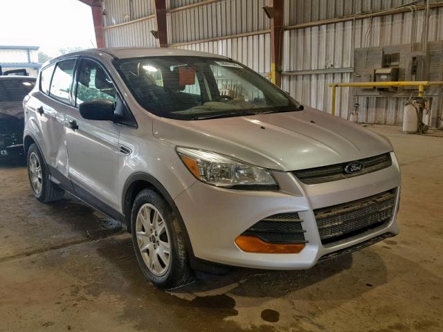 1FMCU0F73FUB24735 - 2015 FORD ESCAPE S SILVER photo 1