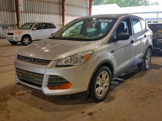 1FMCU0F73FUB24735 - 2015 FORD ESCAPE S SILVER photo 2