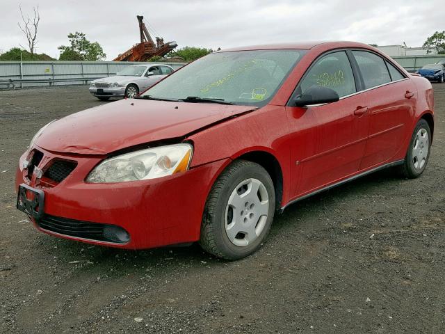 1G2ZF55B964259136 - 2006 PONTIAC G6 SE RED photo 2