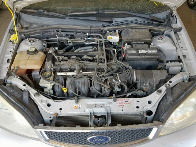 1FAFP34N37W123284 - 2007 FORD FOCUS ZX4 SILVER photo 7