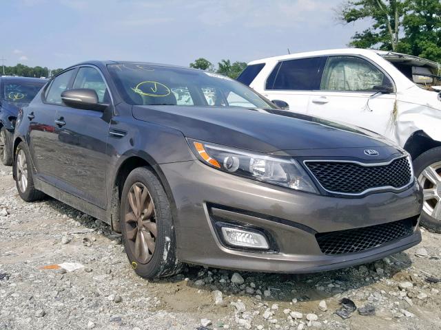 5XXGN4A77EG339296 - 2014 KIA OPTIMA EX BROWN photo 1