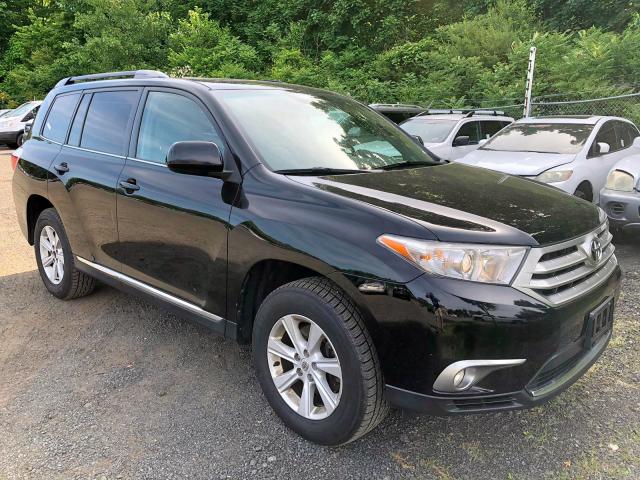 5TDBK3EH8BS064273 - 2011 TOYOTA HIGHLANDER BLACK photo 1