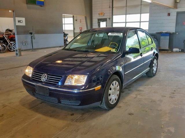 3VWRK69M54M015135 - 2004 VOLKSWAGEN JETTA GL BLUE photo 2