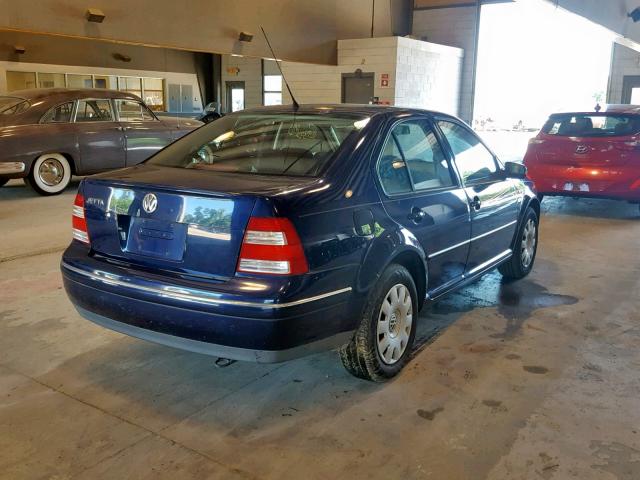 3VWRK69M54M015135 - 2004 VOLKSWAGEN JETTA GL BLUE photo 4