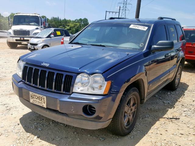 1J4GR48K06C249031 - 2006 JEEP GRAND CHER BLUE photo 2