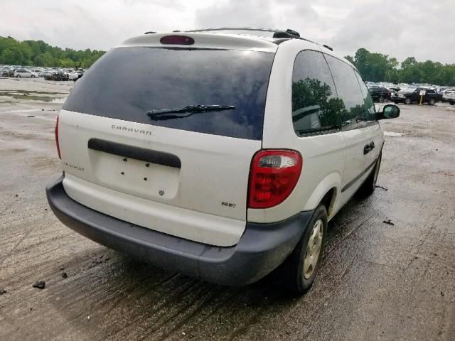 1D4GP25R93B201968 - 2003 DODGE CARAVAN SE WHITE photo 4