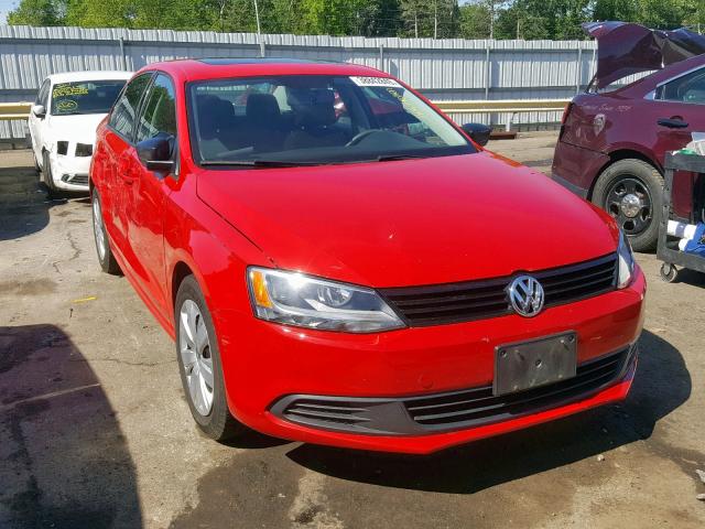 3VW2K7AJ8CM349716 - 2012 VOLKSWAGEN JETTA BASE RED photo 1