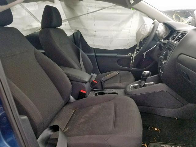 3VW2K7AJ3FM209805 - 2015 VOLKSWAGEN JETTA BASE Mavi foto 5