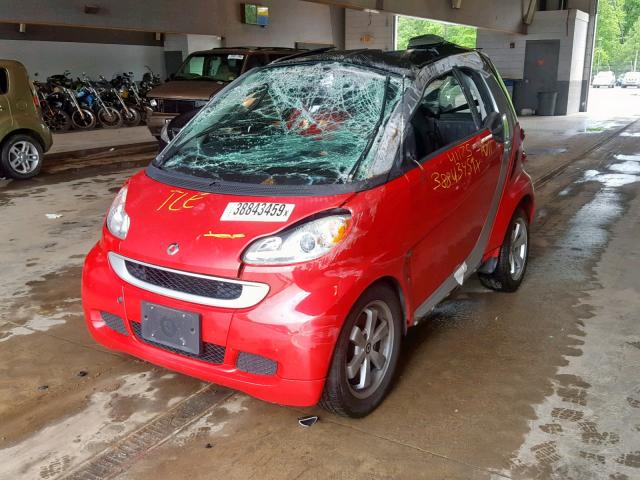 WMEEJ3BAXCK528228 - 2012 SMART FORTWO PUR RED photo 2