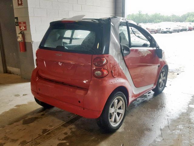 WMEEJ3BAXCK528228 - 2012 SMART FORTWO PUR RED photo 4