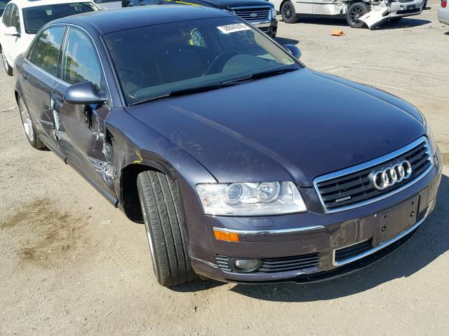 WAUML44E04N006988 - 2004 AUDI A8 L QUATT BLUE photo 1