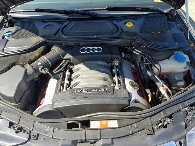 WAUML44E04N006988 - 2004 AUDI A8 L QUATT BLUE photo 7