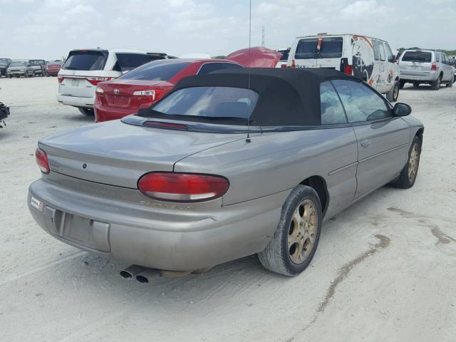 3C3EL55H4XT203046 - 1999 CHRYSLER SEBRING JX GRAY photo 4