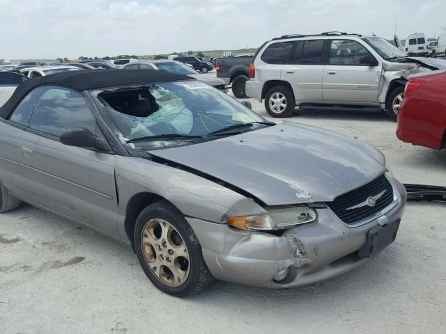 3C3EL55H4XT203046 - 1999 CHRYSLER SEBRING JX GRAY photo 9