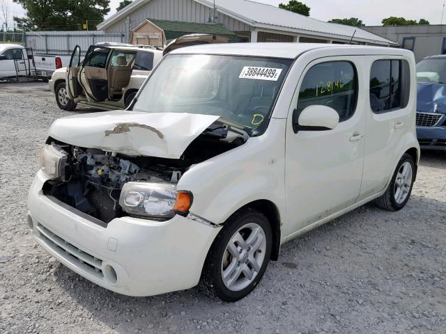 JN8AZ2KR0AT171210 - 2010 NISSAN CUBE BASE WHITE photo 2