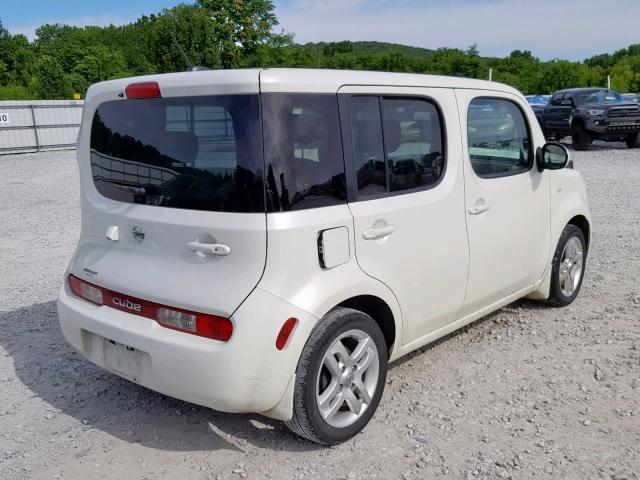 JN8AZ2KR0AT171210 - 2010 NISSAN CUBE BASE WHITE photo 4