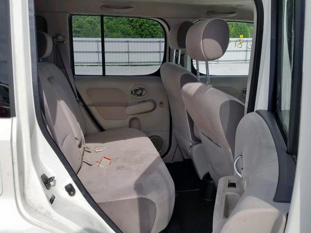 JN8AZ2KR0AT171210 - 2010 NISSAN CUBE BASE WHITE photo 6