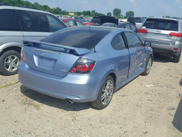 JTKDE167780242804 - 2008 TOYOTA SCION TC ლურჯი ფოტო 4