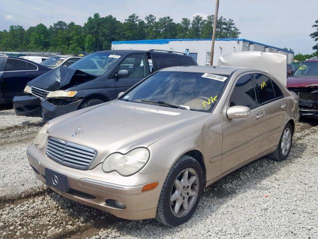 WDBRF61J93E009771 - 2003 MERCEDES-BENZ C 240 GOLD photo 2