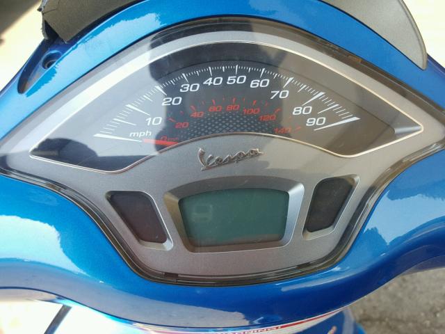 ZAPM818G2G5401482 - 2016 VESPA SPRINT 150 BLUE photo 8