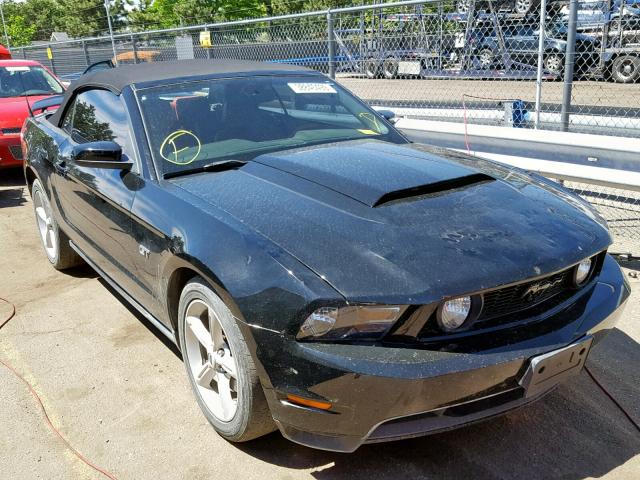 1ZVBP8FH8A5143859 - 2010 FORD MUSTANG GT BLACK photo 1