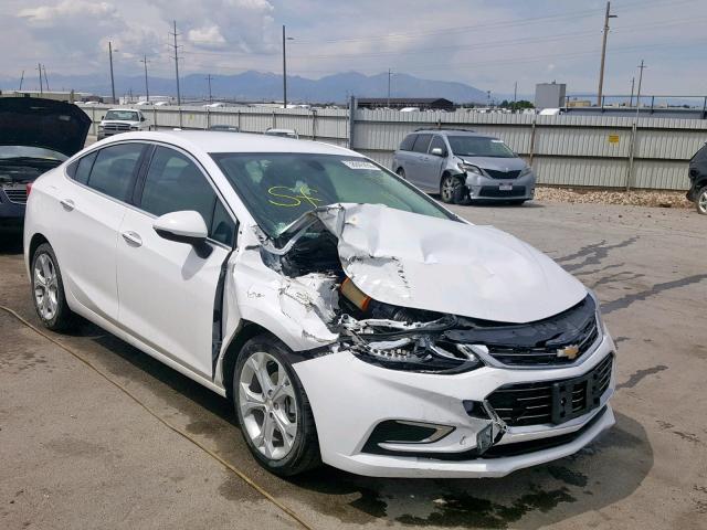 1G1BG5SM9G7303502 - 2016 CHEVROLET CRUZE PREM WHITE photo 1