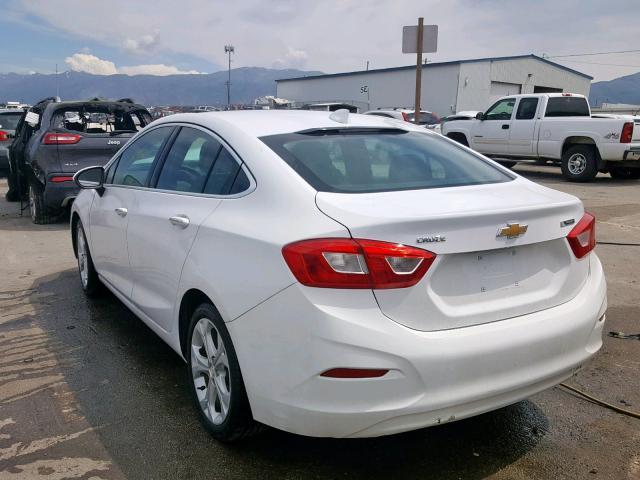 1G1BG5SM9G7303502 - 2016 CHEVROLET CRUZE PREM WHITE photo 3