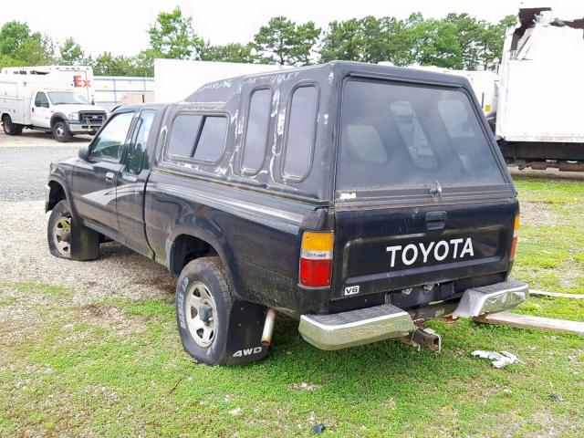 JT4VN13D0P5107610 - 1993 TOYOTA PICKUP 1/2 BLACK photo 3