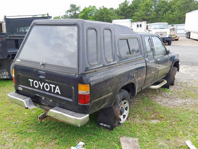 JT4VN13D0P5107610 - 1993 TOYOTA PICKUP 1/2 BLACK photo 4