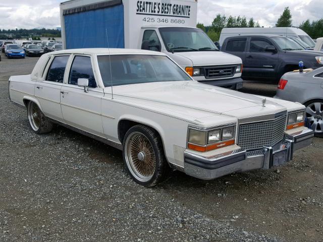 1G6DW51Y2JR756687 - 1988 CADILLAC BROUGHAM WHITE photo 1