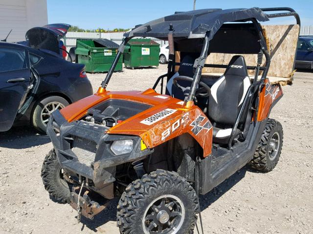 4XAVH76A1DF669993 - 2013 POLARIS RZR 800 ORANGE photo 2