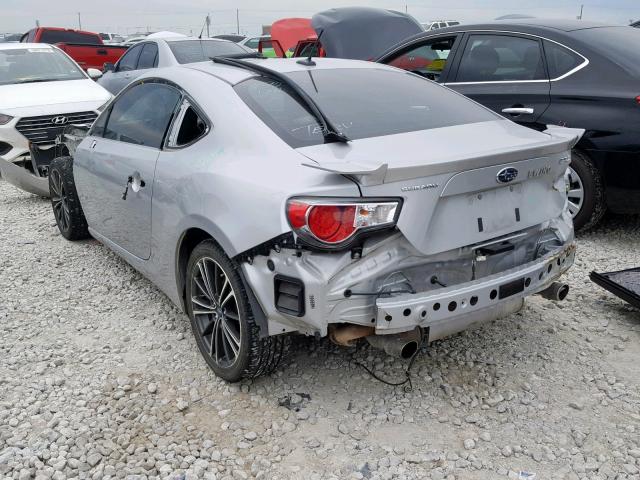 JF1ZCAC11E8602624 - 2014 SUBARU BRZ 2.0 LI SILVER photo 3