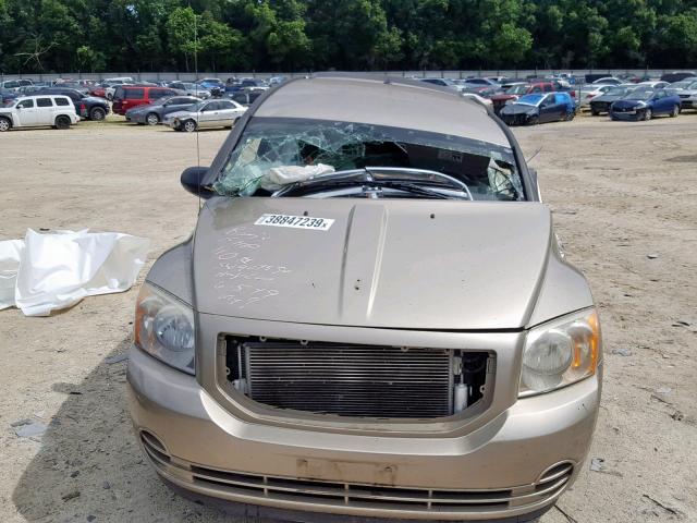 1B3CB4HA4AD536022 - 2010 DODGE CALIBER SX GOLD photo 10