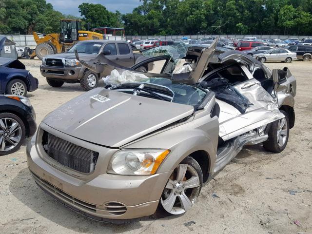 1B3CB4HA4AD536022 - 2010 DODGE CALIBER SX GOLD photo 2