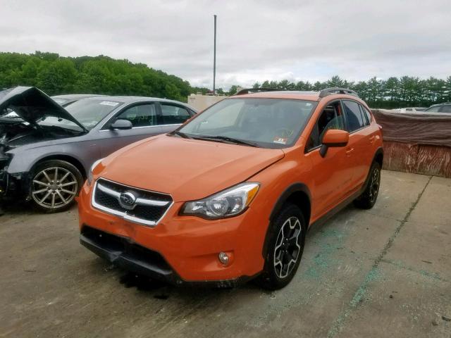 JF2GPAKC2D2837223 - 2013 SUBARU XV CROSSTR ORANGE photo 2