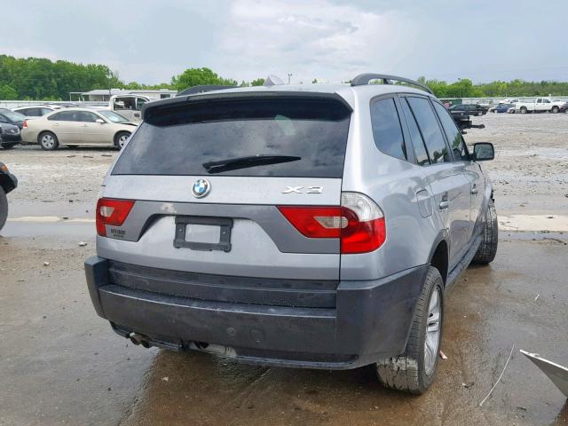 WBXPA934X5WD20709 - 2005 BMW X3 3.0I SILVER photo 4