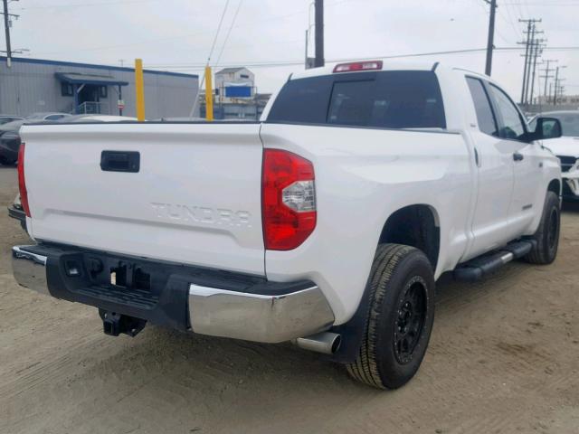 5TFRY5F16JX231314 - 2018 TOYOTA TUNDRA DOU WHITE photo 4