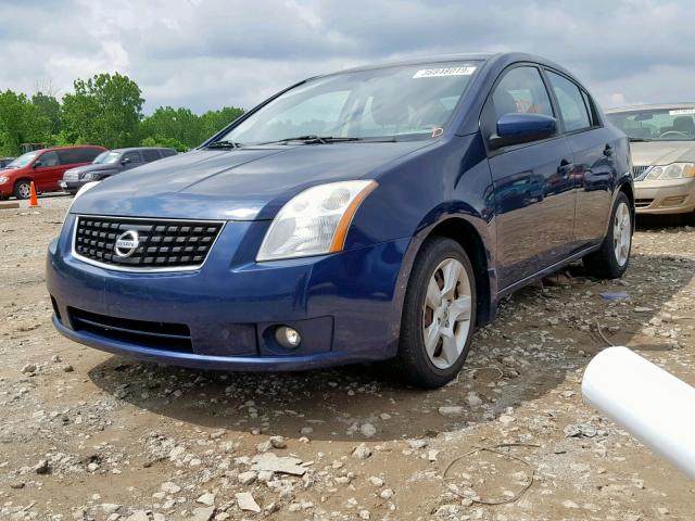 3N1AB61E58L744173 - 2008 NISSAN SENTRA 2.0 BLUE photo 2