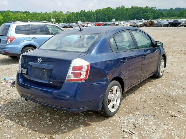 3N1AB61E58L744173 - 2008 NISSAN SENTRA 2.0 BLUE photo 4