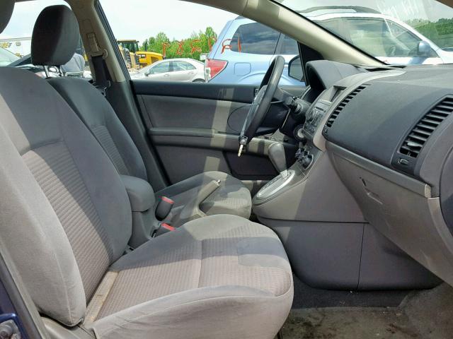 3N1AB61E58L744173 - 2008 NISSAN SENTRA 2.0 BLUE photo 5