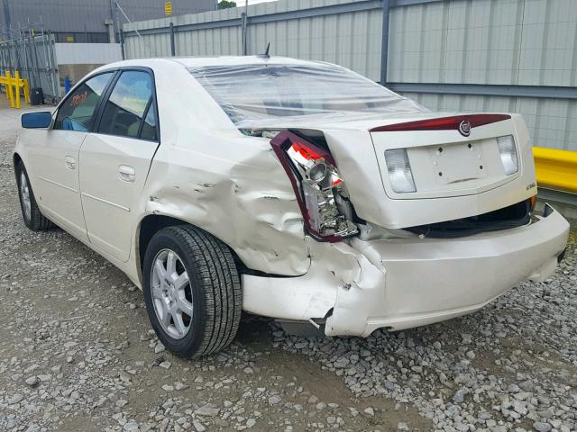 1G6DP577670122534 - 2007 CADILLAC CTS HI FEA WHITE photo 3