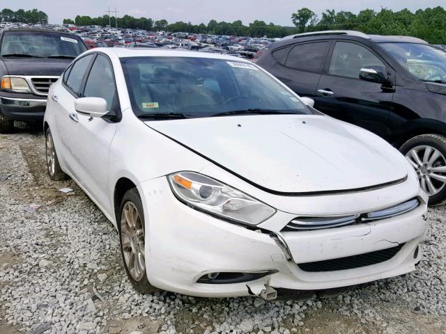 1C3CDFCB1FD243307 - 2015 DODGE DART LIMIT WHITE photo 1