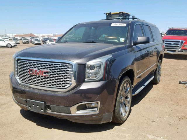 1GKS1JKJ7FR289680 - 2015 GMC YUKON XL D BLACK photo 2