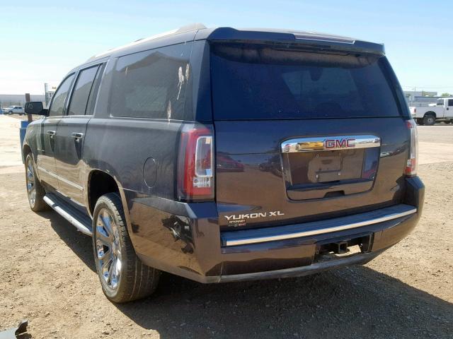 1GKS1JKJ7FR289680 - 2015 GMC YUKON XL D BLACK photo 3