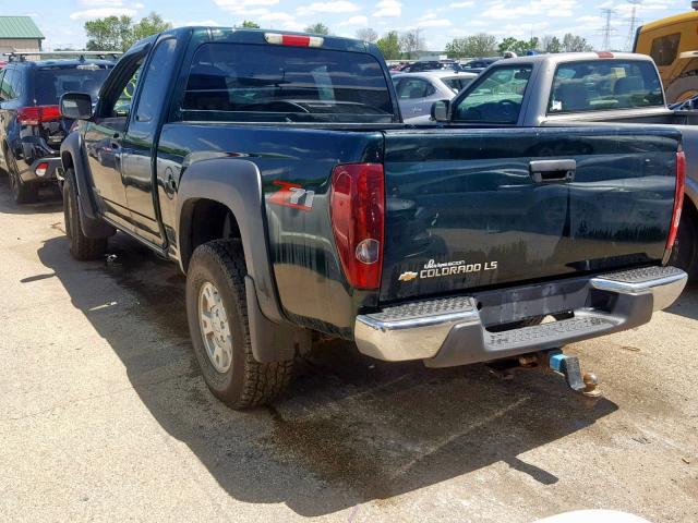 1GCDS196658244494 - 2005 CHEVROLET COLORADO GREEN photo 3