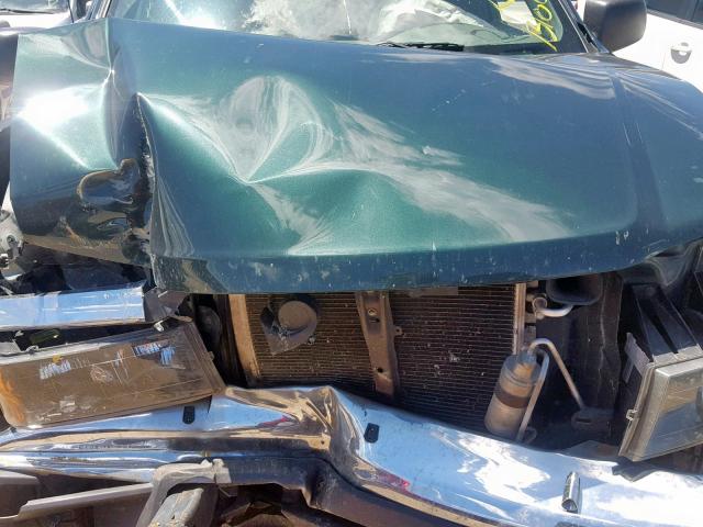 1GCDS196658244494 - 2005 CHEVROLET COLORADO GREEN photo 7