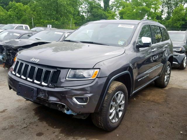 1C4RJFBG6FC922149 - 2015 JEEP GRAND CHER GRAY photo 2