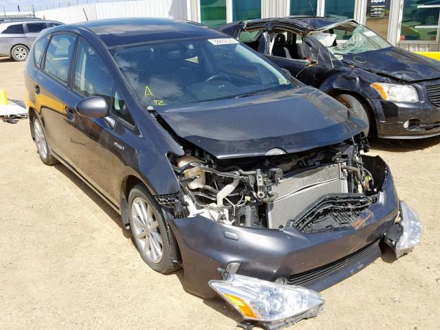 JTDZN3EU5C3078721 - 2012 TOYOTA PRIUS V GRAY photo 1