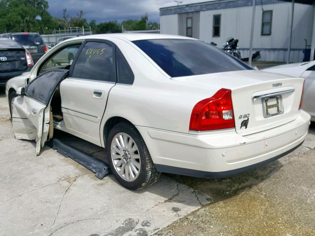 YV1TS592161444218 - 2006 VOLVO S80 2.5T WHITE photo 3